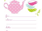 Blank Tea Party Invitation Template Everything You Need for A Super Cute Kids Tea Party Tea