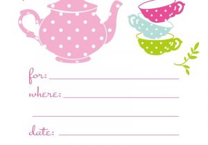 Blank Tea Party Invitation Template Everything You Need for A Super Cute Kids Tea Party Tea