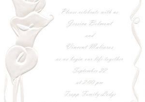 Blank Wedding Invitation Paper Blank Wedding Invitation Templates Download
