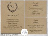 Blank Wedding Invitation Sets Invitation Template Rustic Images Invitation Sample and