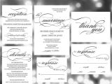 Blank Wedding Invitation Sets Printable Wedding Invitation Template Invites Weddi On