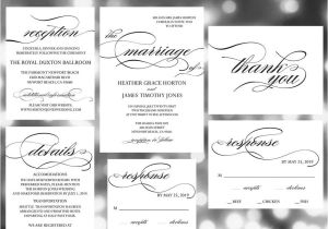 Blank Wedding Invitation Sets Printable Wedding Invitation Template Invites Weddi On