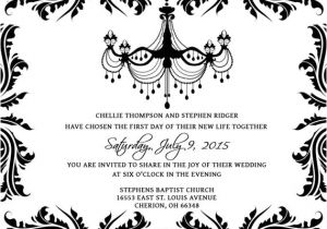 Blank Wedding Invitation Templates Black and White Wedding Invitations Template Set Psd Photoshop Gimp
