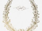 Blank Wedding Invitation Templates Hd Golden Wreath Wedding Invitation Template Free