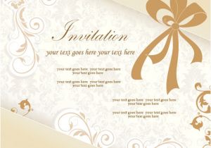 Blank Wedding Invitation Templates Vector Invitation Card Free Vector Download 13 805 Free Vector