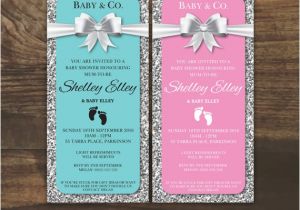 Bling Baby Shower Invitations Baby & Co Baby Shower Invitation Glitter and Bling Baby