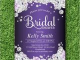 Bling Bridal Shower Invitations Elegant Bridal Shower Wedding Invitation Rhinestone Diamond
