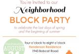 Block Party Invitation Template Items Similar to Summer Block Party Backyard Bbq