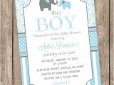 Blue and Gray Elephant Baby Shower Invitations Blue and Gray Baby Shower Invitation Elephant Baby Shower