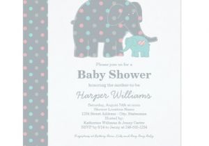 Blue and Gray Elephant Baby Shower Invitations Elephant Baby Shower Invitations Pink Blue Gray