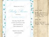 Blue and Silver Baby Shower Invitations Blue and Silver Baby Shower Invitation Printable by Tppcards