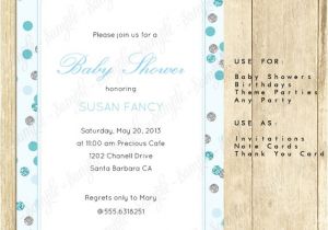 Blue and Silver Baby Shower Invitations Blue and Silver Baby Shower Invitation Printable by Tppcards