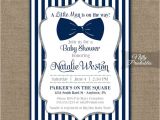 Blue and White Baby Shower Invitations 25 Best Ideas About Bowtie Baby Showers On Pinterest