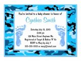 Blue Camo Baby Shower Invitations 244 Camouflage Baby Shower Invitations Camouflage Baby