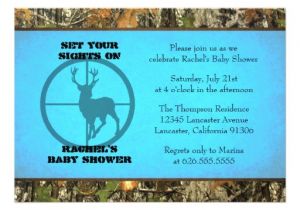 Blue Camo Baby Shower Invitations Camo Blue Baby Boy Shower Invitations