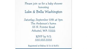 Blue Camo Baby Shower Invitations Camo Blue Baby Feet Shower Invitation 5" X 7" Invitation