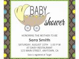 Blue Green Brown Baby Shower Invitations Green Yellow Blue & Brown Baby Shower Invitation 5 25