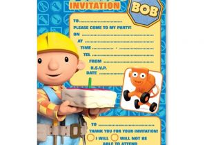 Bob the Builder Party Invitations Bob the Builder Invitation Cards Bob the Builder Party