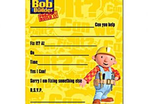 Bob the Builder Party Invitations Bob the Builder Invitation Pad Old Partyware
