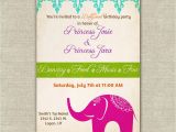 Bollywood theme Party Invitation Card Bollywood themed Birthday Party Invitations Girls Indian