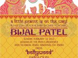 Bollywood theme Party Invitation Card Indian Spice Little Peanut is On the Way so Fun for A