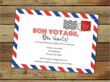 Bon Voyage Party Invitation Template Bon Voyage Party Invitations Oxsvitation Com