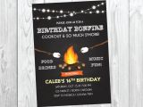 Bonfire Party Invitations Free Bonfire Birthday Invitations Best Party Ideas