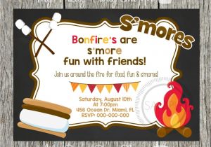 Bonfire Party Invitations Free Bonfire Invitations Template Resume Builder
