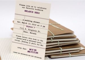 Book themed Bridal Shower Invitations 8 Unique Bridal Shower Gift themes