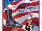 Boot Camp Going Away Party Invitations Marine Boot Camp Going Away Party Invitation Bryan L