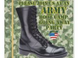 Boot Camp Going Away Party Invitations soldier Boot Camp Going Away Party Invitation Zazzle