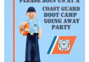 Boot Camp Going Away Party Invitations Uscg Boot Camp Going Away Party Invitation Zazzle