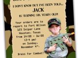 Boot Camp Party Invitations Printable Army Boot Camp Birthday Invitation with Photo by