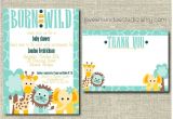 Born to Be Wild Baby Shower Invitations Etsy Your Place to and Sell All Things Handmade