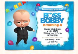 Boss Baby Birthday Invitation Template Boss Baby Invitation Boss Baby Birthday Invite Boss Baby