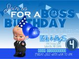 Boss Baby Birthday Invitation Template I Do On A Dime Boss Baby Party