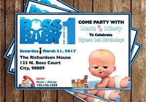 Boss Baby Birthday Invitation Template Novel Concept Designs Boss Baby Movie Birthday Party