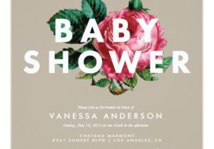 Botanical Baby Shower Invitations Bold Botanical Baby Shower Invitation