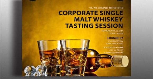 Bourbon Tasting Party Invitations Instant Download Bourbon Whiskey Tasting Corporate