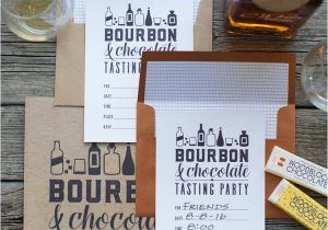 Bourbon Tasting Party Invitations Printable Bourbon and Chocolate Party Kit Lia Griffith