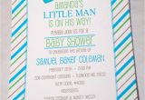 Bow Tie themed Baby Shower Invitations Baby Face Design Bow Tie Baby Shower Invitations