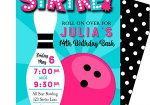 Bowling Party Invitation Template Free Bowling Invitation Printable or Printed with Free Shipping