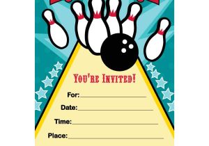Bowling Party Invitation Template Free Bowling Invitation Template Free