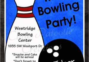 Bowling Party Invitation Template Word 5 Wonderful Bowling Birthday Party Invitations Printable
