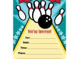 Bowling Party Invitation Template Word Bowling Party Invitations