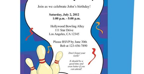 Bowling Party Invitation Template Word It 39 S A Bowling Birthday Invitations Template Printable