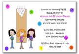 Bowling Party Invitations for Kids Items Similar to Bowling Girls Invitations for Kids