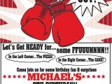 Boxing themed Party Invitations 148 Best Images About Boxing themed Party On Pinterest