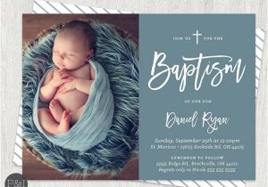 Boy and Girl Baptism Invitations Baby Boy or Girl Baptism Christening Invitations