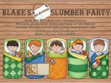 Boys Slumber Party Invitations Personalised Slumber Party Invitations for A Boys Birthday